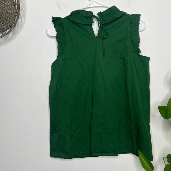 J. Crew Ruffled Cap Sleeve Top Size XS - Picture 6 of 7